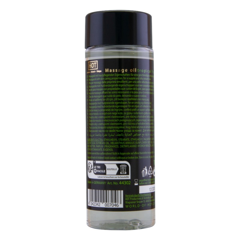 HOT bőrápoló masszázsolaj - trópusi gyümölcs (100 ml) 91268 termék bemutató kép