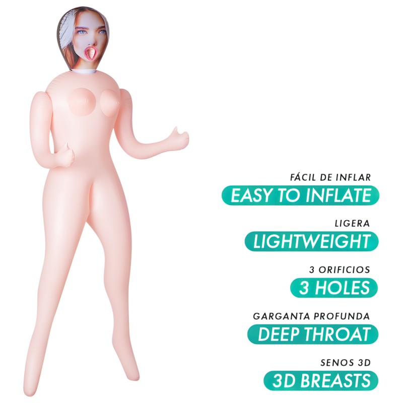 Intense Dolls Nicole - felfújható guminő 127048 termék bemutató kép