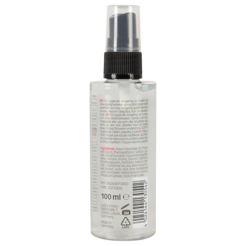 Just Play - 2in1 intim- és terméktisztító spray (100 ml) 131894 termék bemutató kép