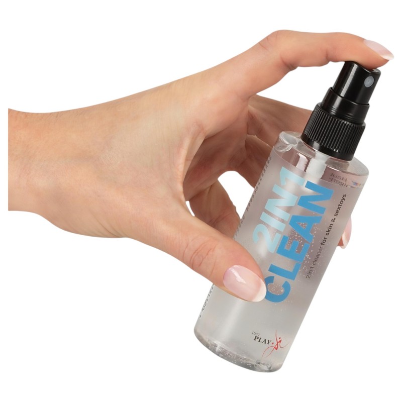 Just Play - 2in1 intim- és terméktisztító spray (100 ml) 131895 termék bemutató kép