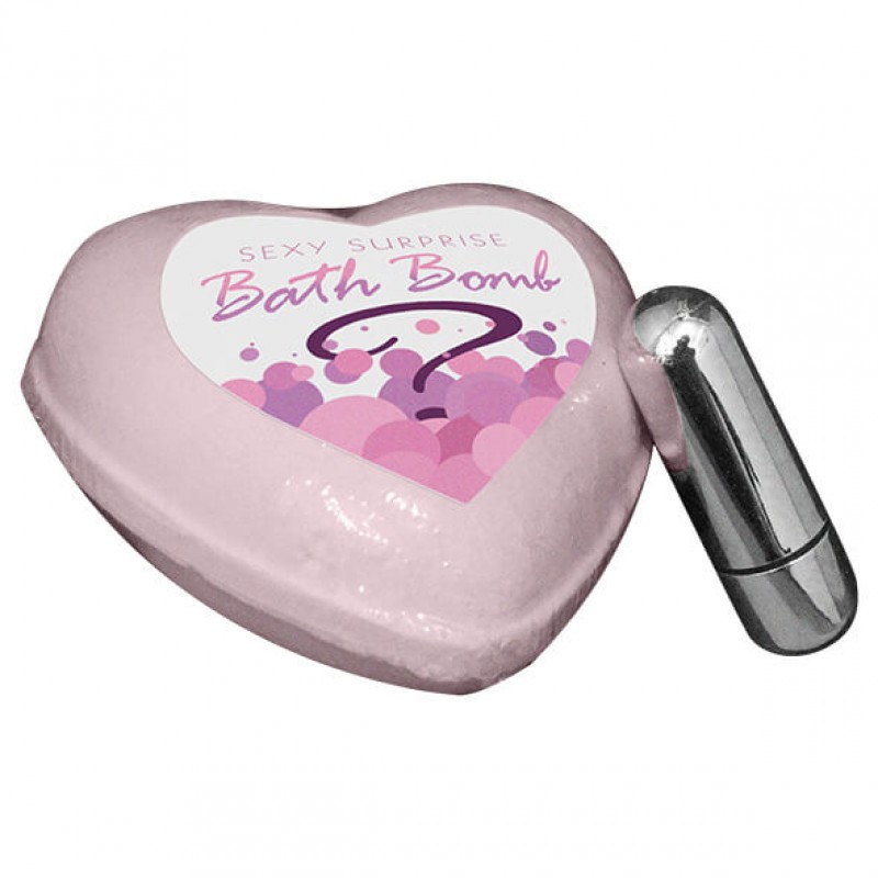 Kheper Games - fürdőbombába rejtett mini vibrátor (pezsgő-eper) 93993 termék bemutató kép
