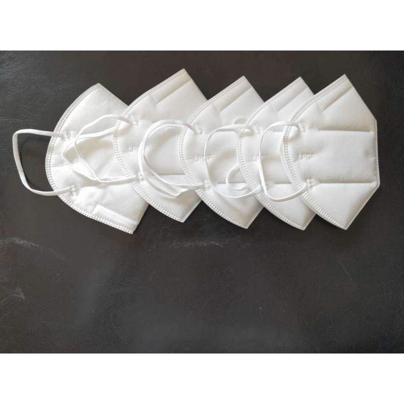 KN95 (FFP2) - Légzésvédelmi arcmaszk - fehér (1db) 40654 termék bemutató kép