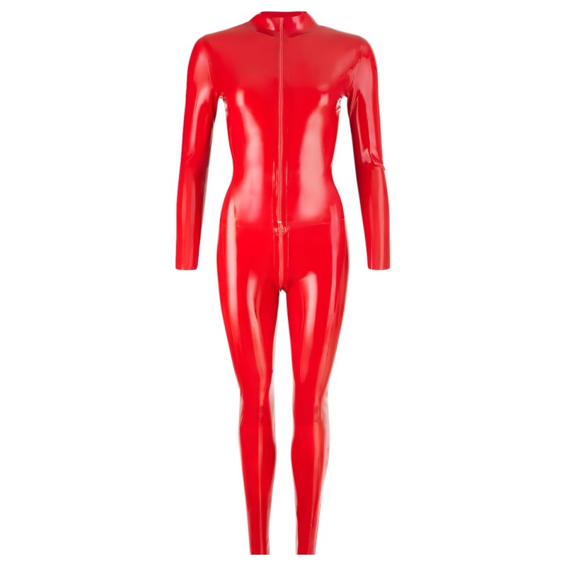 LATEX - hosszúujjú női overál (piros) 115344 termék bemutató kép