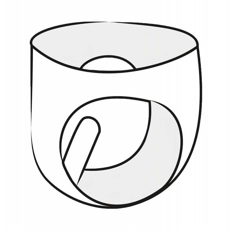 LATEX - női bugyi hüvelyóvszerrel (fekete) 106619 termék bemutató kép