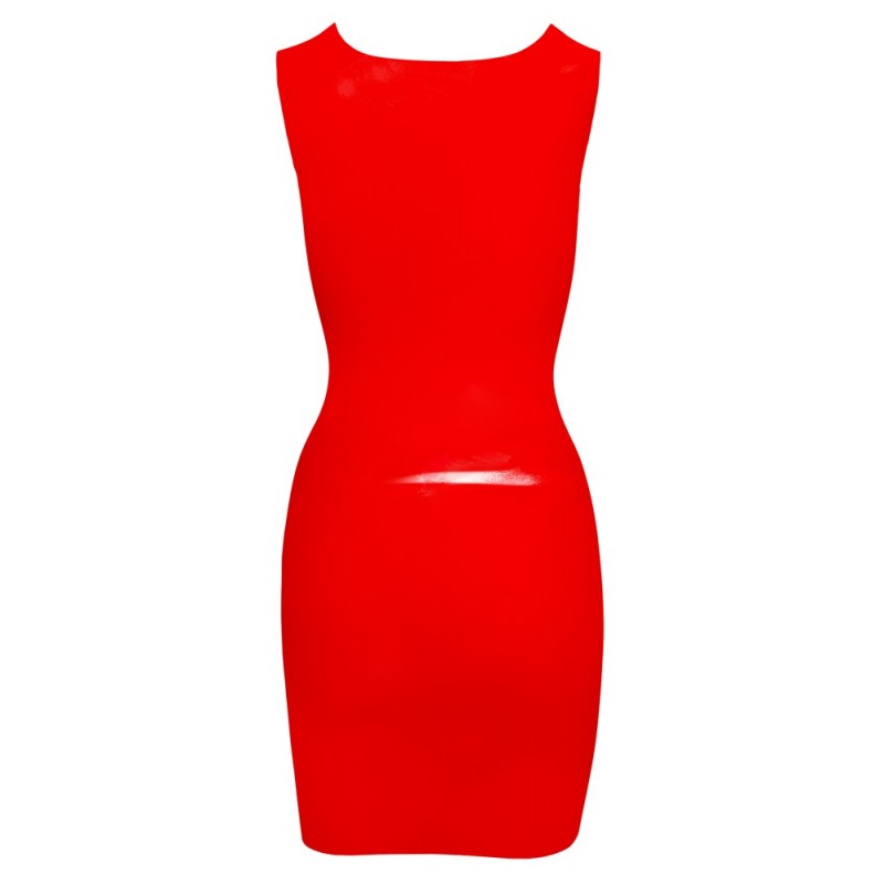 Late X ujjatlan, latex miniruha (piros) 79469 termék bemutató kép