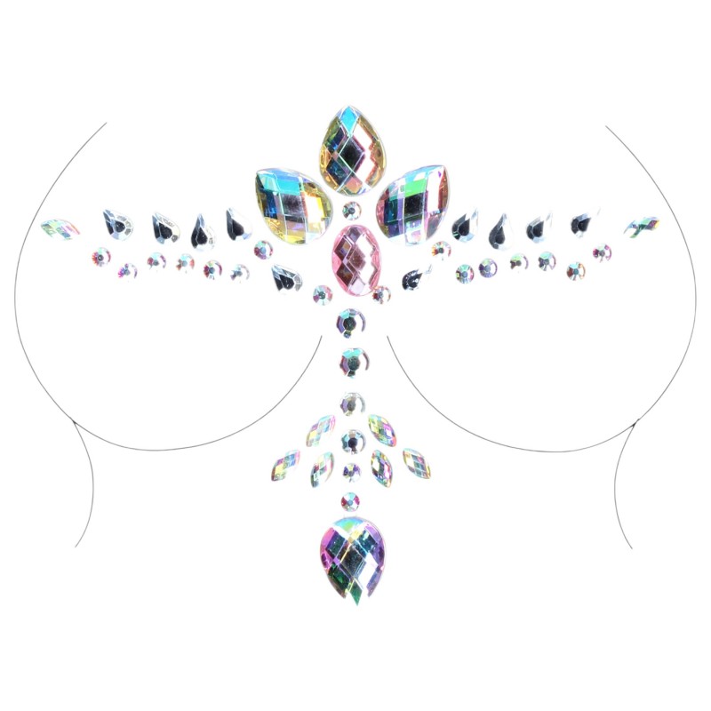 Le Désir - csillogó dekoltázs matrica (szivárvány) 117604 termék bemutató kép