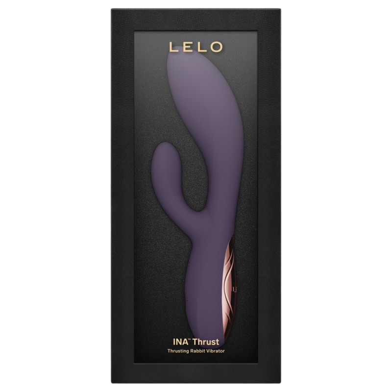 LELO - INA Thrust lökő nyuszivibrátor (lila) 145179 termék bemutató kép
