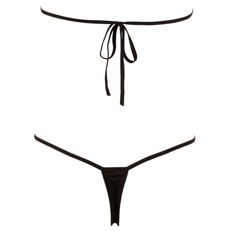 NO:XQSE - Nyitott, strasszos szexbody - fekete (S-L) 64853 termék bemutató kép