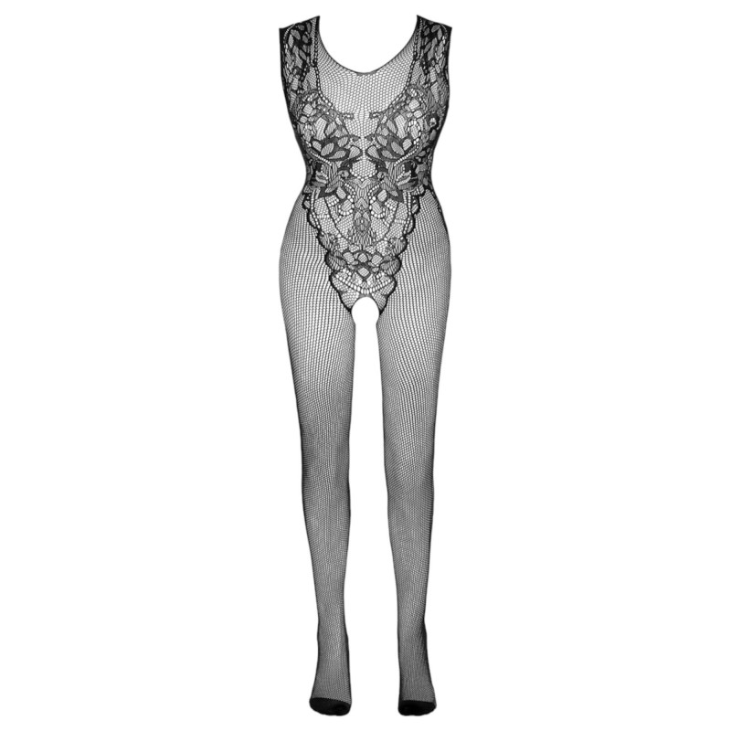 NO:XQSE - ujjatlan, nyitott necc overál - fekete (S-L) 89865 termék bemutató kép