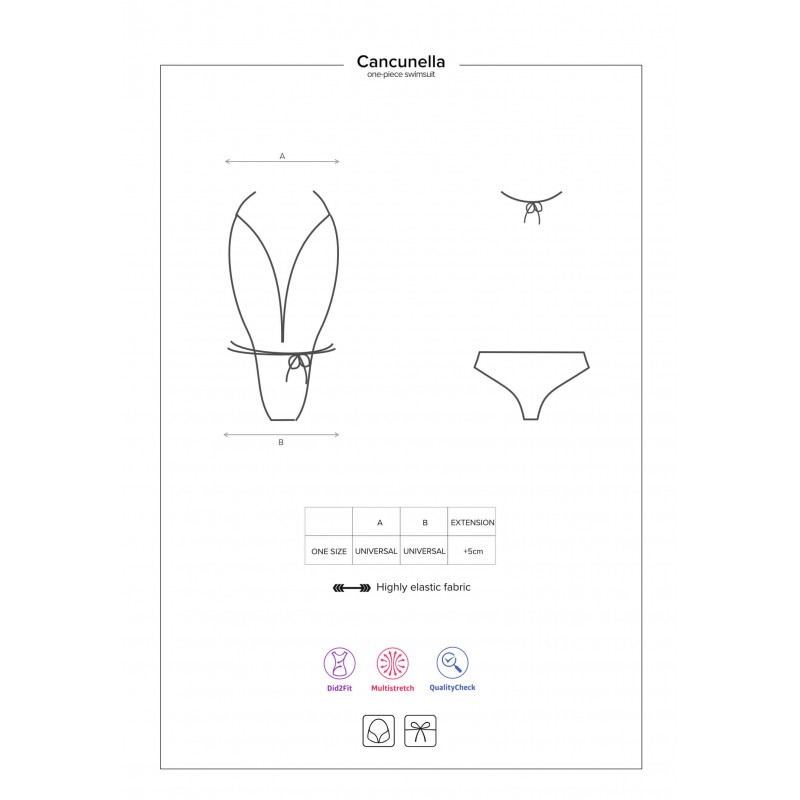 Obsessive Cancunella - nyakpántos trikini (leopárd) 38037 termék bemutató kép