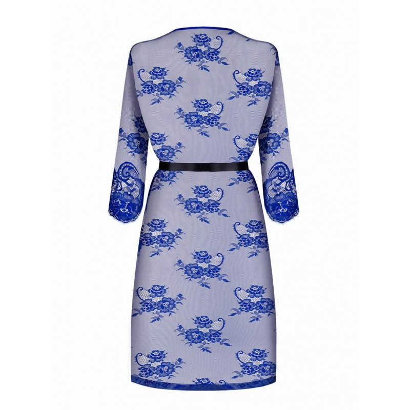 Obsessive Cobaltess - csipke köntös (kék) 53104 termék bemutató kép