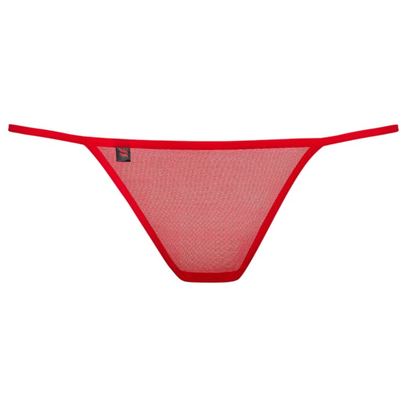 Obsessive Luiza - tulipános tanga (piros) 99779 termék bemutató kép