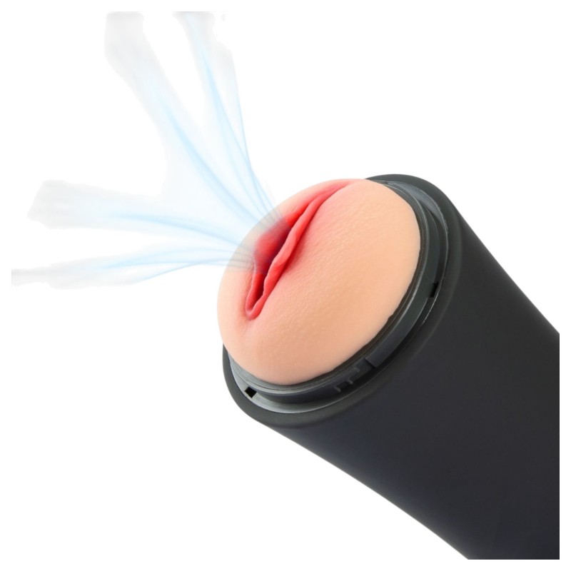 OTOUCH Inscup 4 - szívó-vibrációs maszturbátor (fekete) 154010 termék bemutató kép