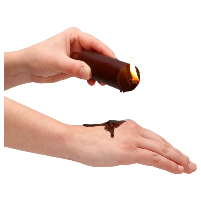 Ouch Chocolate - paraffin testgyertya csoki illattal (100g) 109780 termék bemutató kép