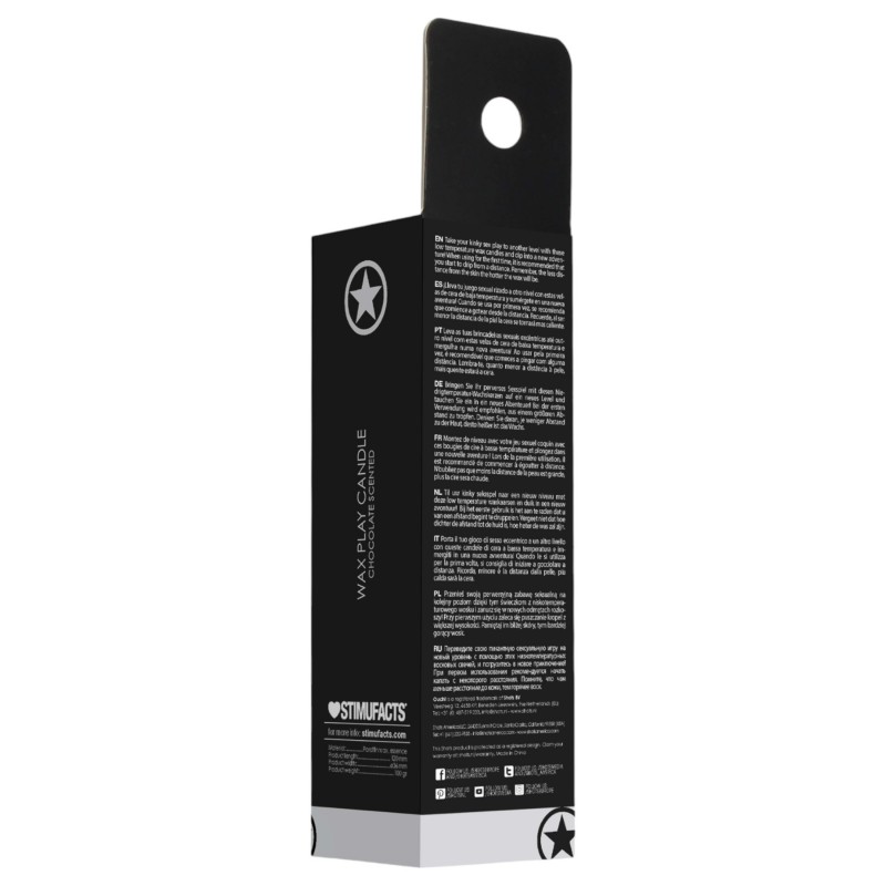Ouch Chocolate - paraffin testgyertya csoki illattal (100g) 109783 termék bemutató kép