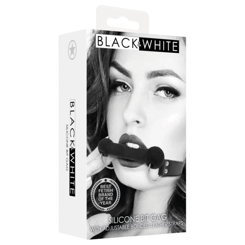 Ouch! - csont alakú szájpecek (fekete) 126697 termék bemutató kép