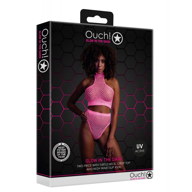 Ouch! - foszforeszkáló fehérnemű szett (pink) 80106 termék bemutató kép