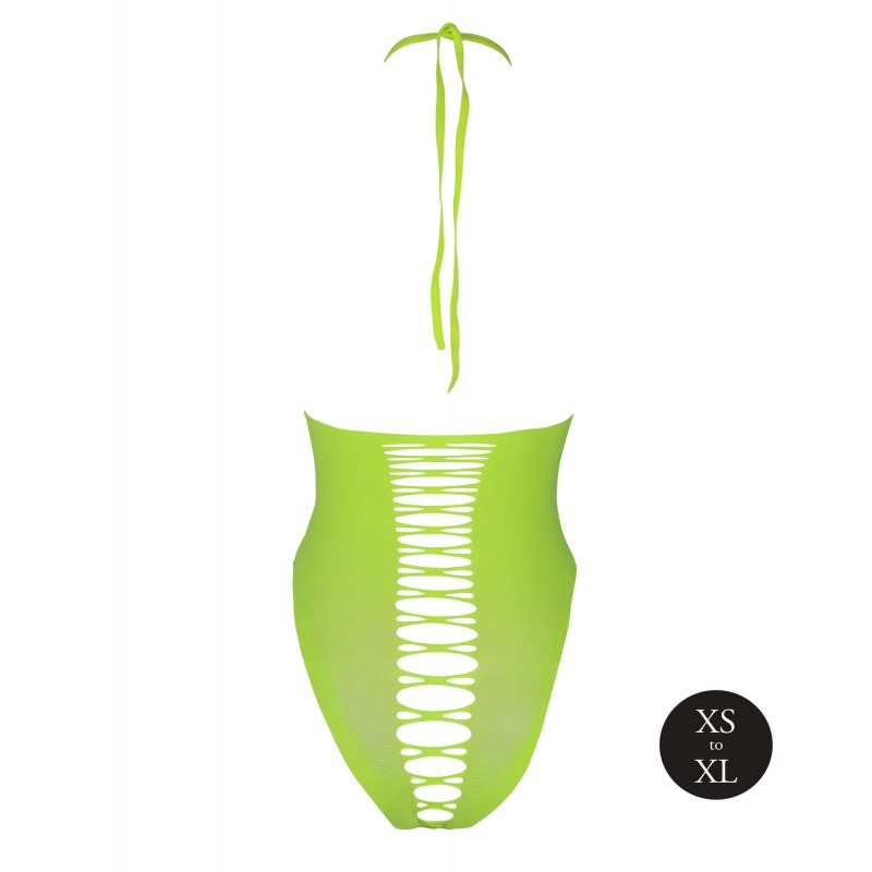 Ouch! - foszforeszkáló nyitott body (neon zöld) 80072 termék bemutató kép