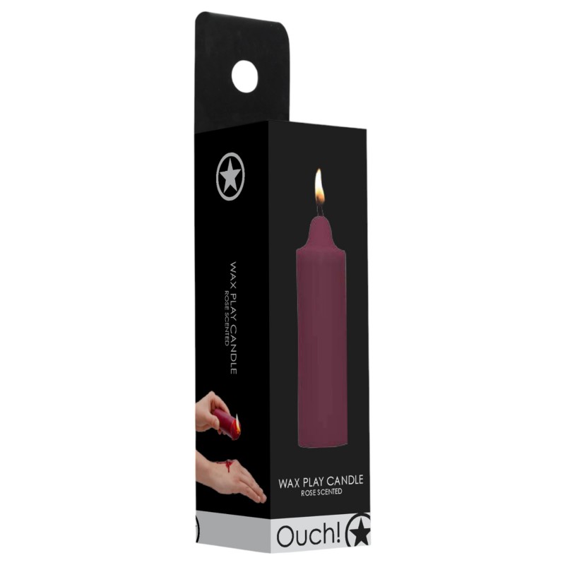 Ouch Rose - paraffin testgyertya rózsa illattal (100 g) 137409 termék bemutató kép