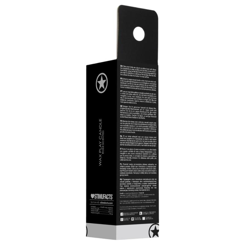 Ouch Rose - paraffin testgyertya rózsa illattal (100 g) 137410 termék bemutató kép