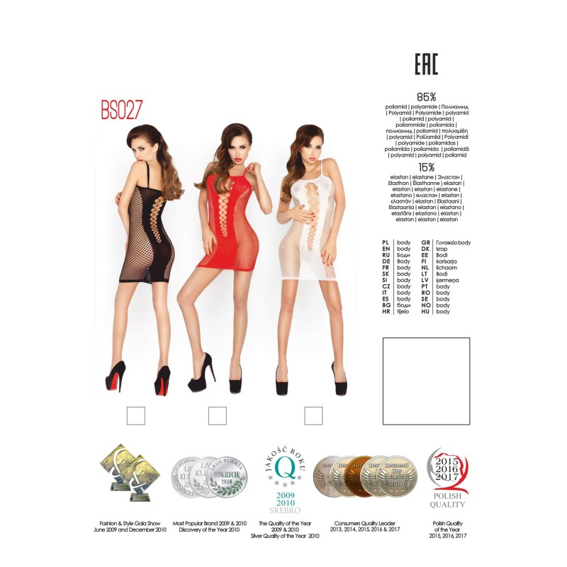 Passion BS027 - necc miniruha (fekete) - S-L 36746 termék bemutató kép