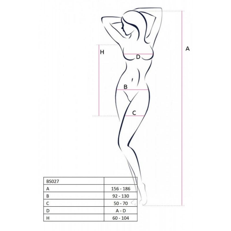 Passion BS027 - necc miniruha (piros) - S-L 87813 termék bemutató kép