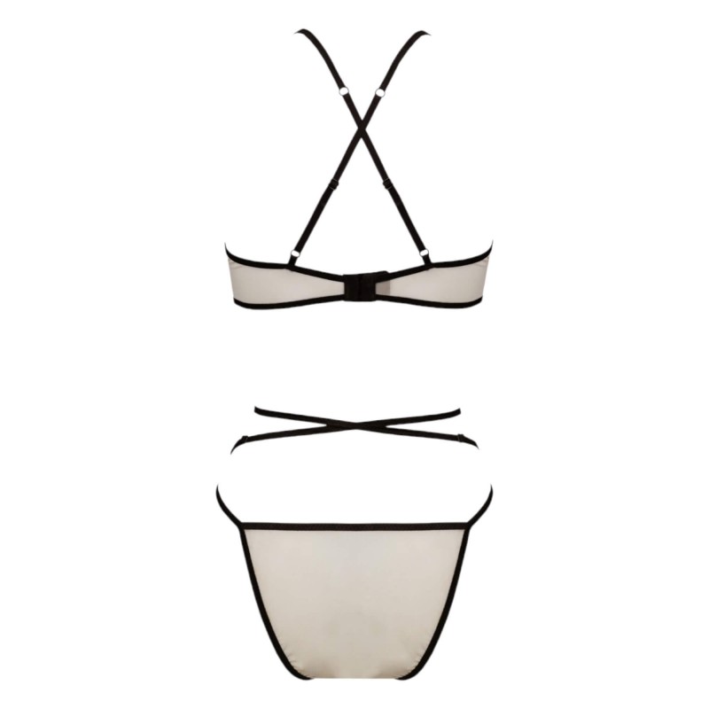 Passion Chika - melltartó szett (krém) 90656 termék bemutató kép