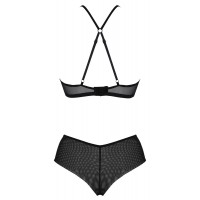 Passion Eco Kerria - csipke bikini szett (fekete) 54578 termék bemutató kép