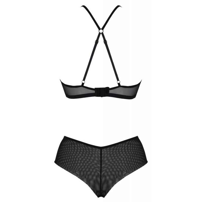 Passion Eco Kerria - csipke bikini szett (fekete) 56631 termék bemutató kép