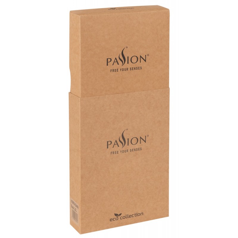 Passion Eco Varella - merevítős, áttetsző body (fekete) 79434 termék bemutató kép