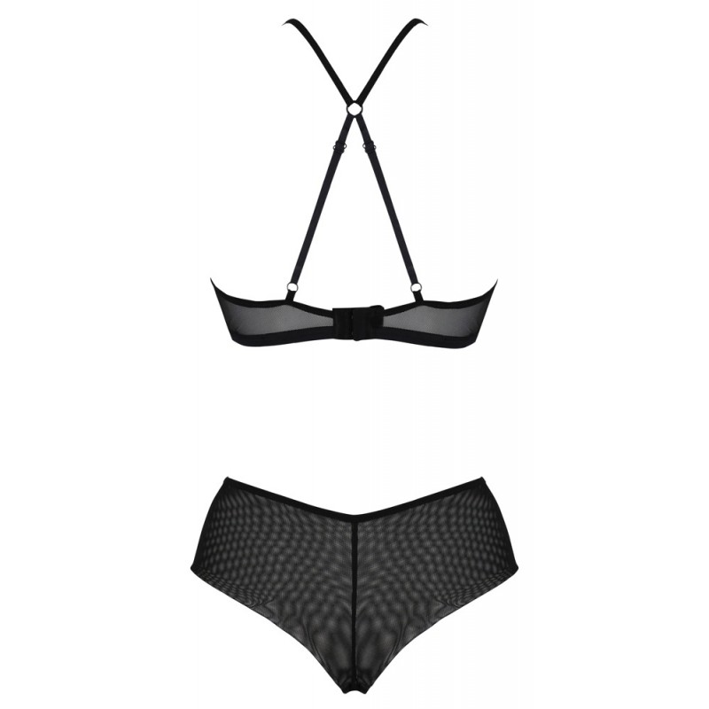Passion Eco Kerria - csipke bikini szett (fekete) 54297 termék bemutató kép