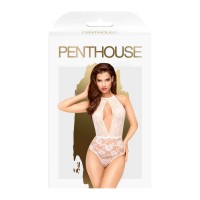 Penthouse Toxic Powder - nyakpántos body (fehér) 87546 termék bemutató kép