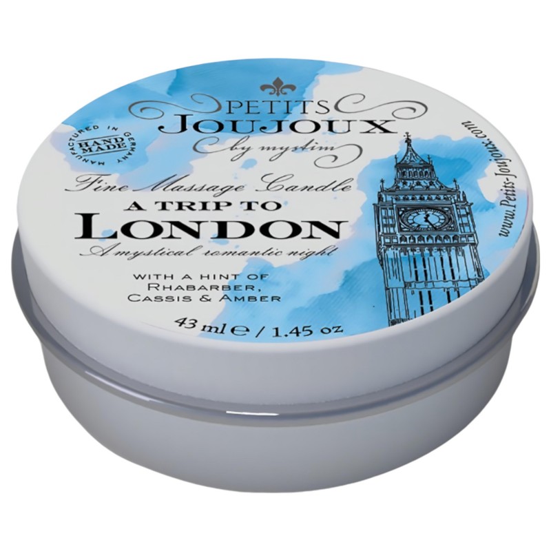 Petits Joujoux London - masszázsgyertya - rebarbara-amber (43 ml) 129322 termék bemutató kép
