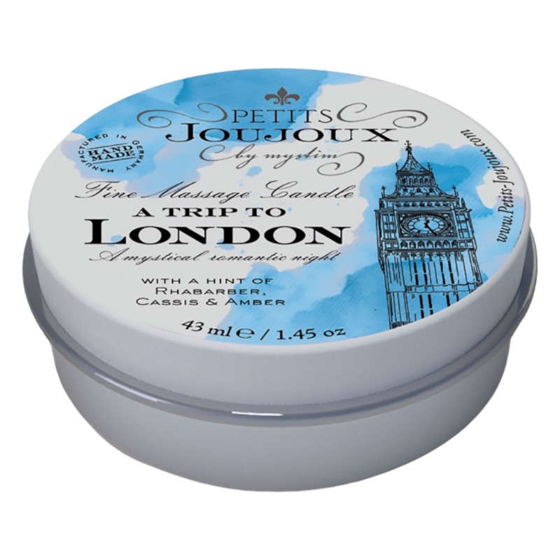 Petits Joujoux London - masszázsgyertya - rebarbara-amber (43ml) 89359 termék bemutató kép