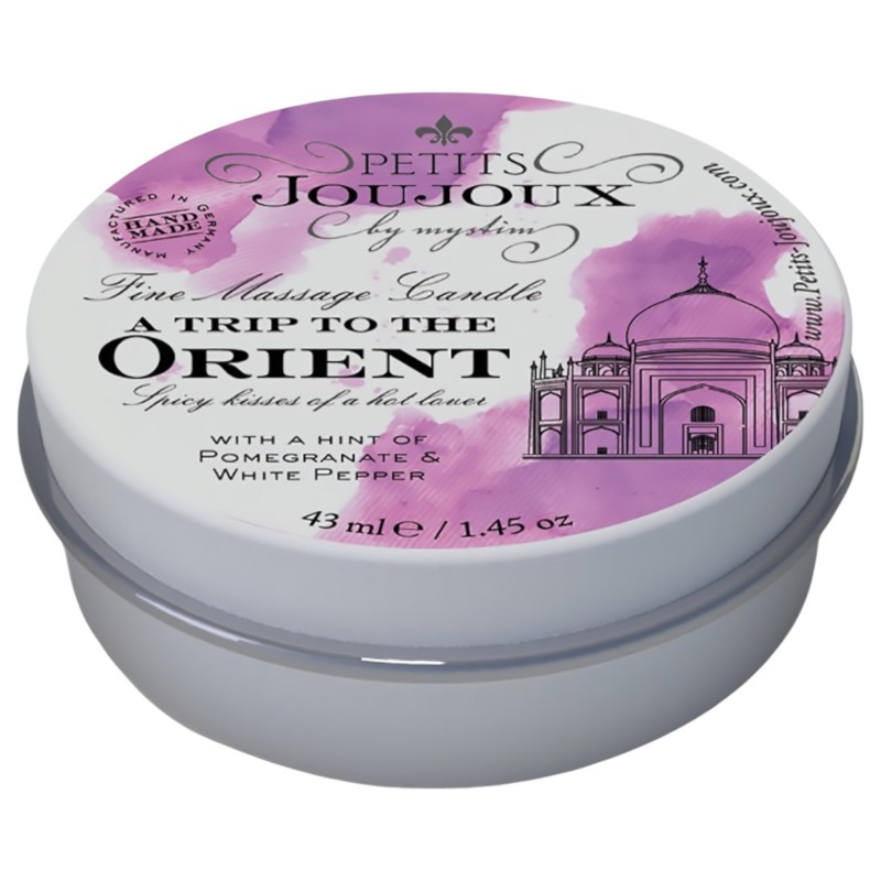 Petits Joujoux Orient - erotikus masszázsgyertya gránátalma-fehérbors (43 ml) 155711 termék bemutató kép