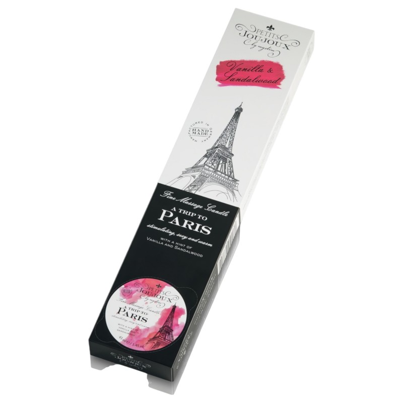 Petits Joujoux Paris - masszázsgyertya - vanília-szantálfa (5 × 43 ml) 130472 termék bemutató kép