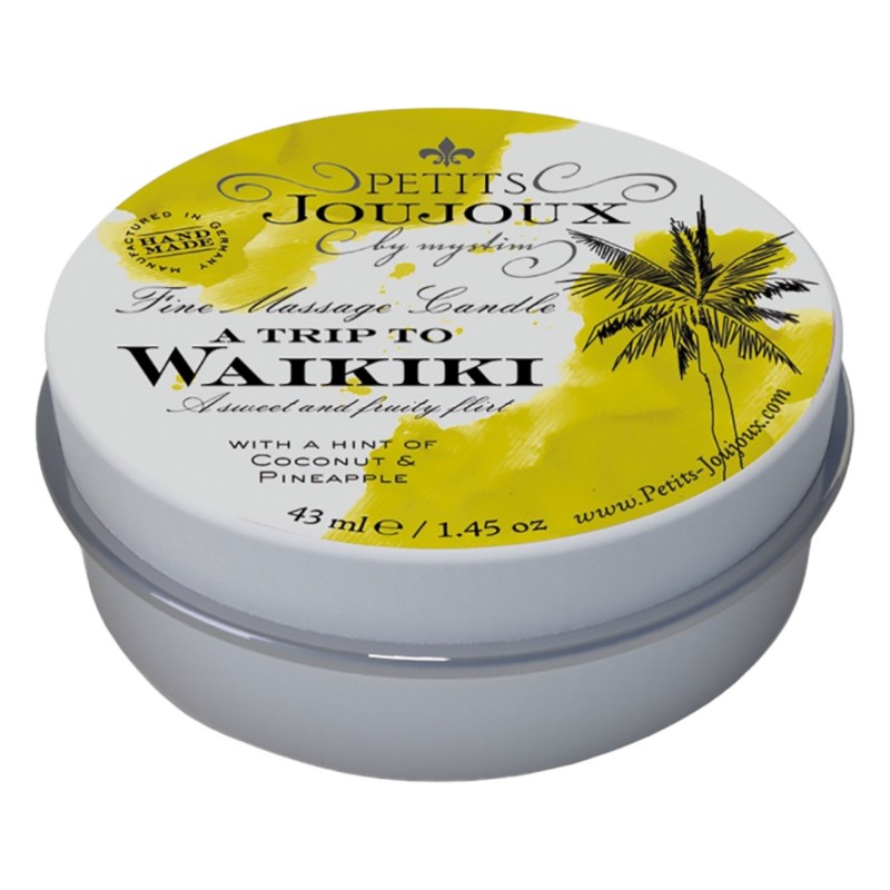 Petits Joujoux Waikiki - masszázsgyertya - kókusz-ananász (43ml) 89360 termék bemutató kép
