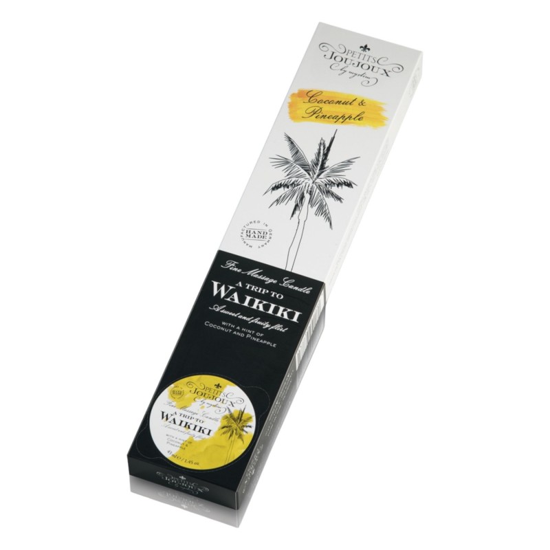 Petits Joujoux Waikiki masszázsgyertya - kókusz-ananász (5 × 43 ml) 93802 termék bemutató kép