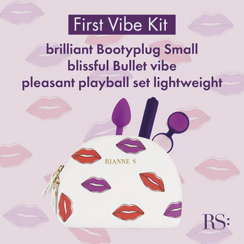 Rianne Essentials First - vibrátor szett - lila (3 részes) 50097 termék bemutató kép
