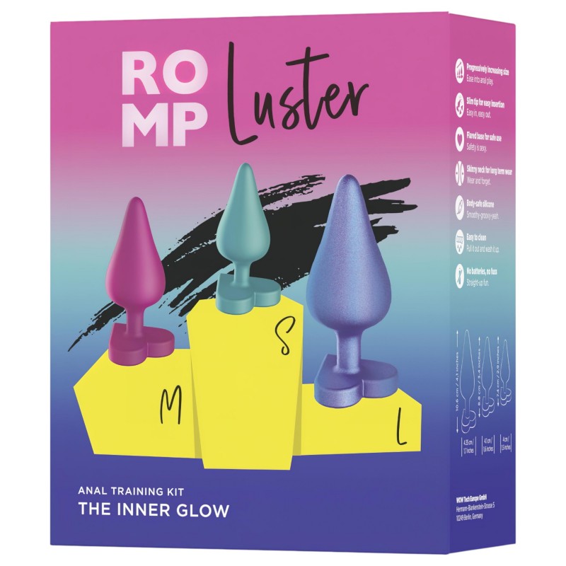 ROMP Luster - anál tréning szett (3 db) 133756 termék bemutató kép