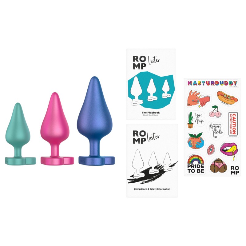 ROMP Luster - anál tréning szett (3db) 104363 termék bemutató kép