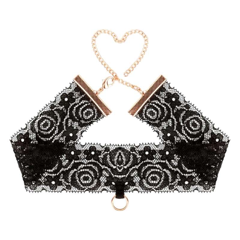 Rosy Gold - nyakörv és csuklópántok (fekete) 96854 termék bemutató kép