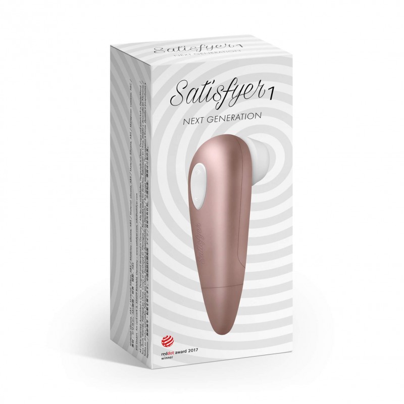 Satisfyer 1 Number One - léghullámos csiklóizgató (barna) 23795 termék bemutató kép