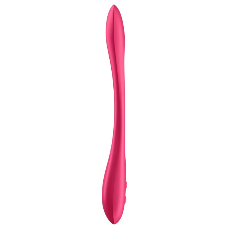 Satisfyer Elastic Joy - akkus, flexibilis párvibrátor (piros) 160985 termék bemutató kép