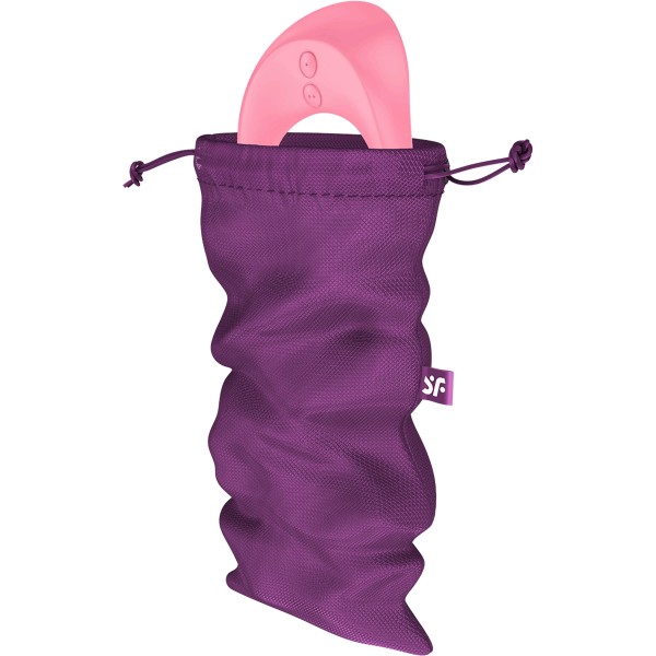 Satisfyer Treasure Bag - diszkrét tároló táska - közepes (lila)