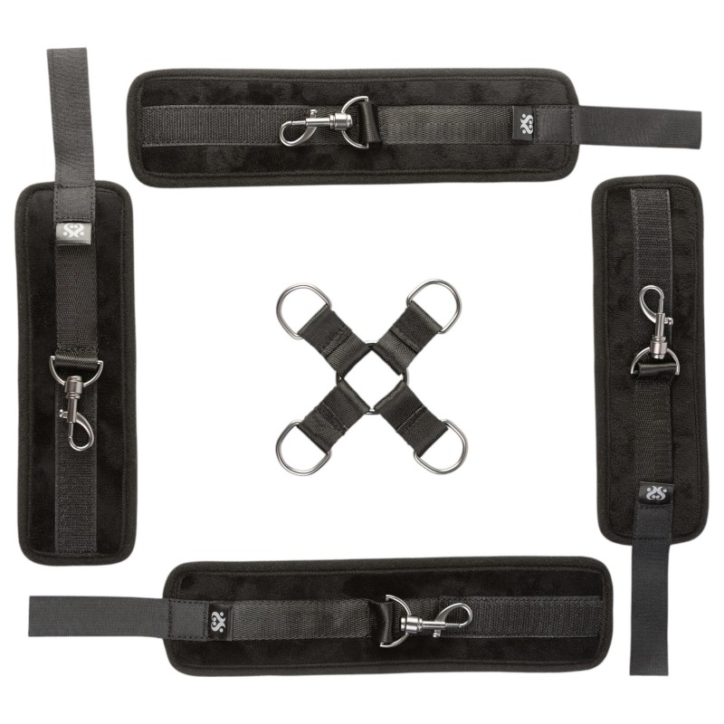 Sei Mio - boka és csukló bilincs (fekete) 99895 termék bemutató kép