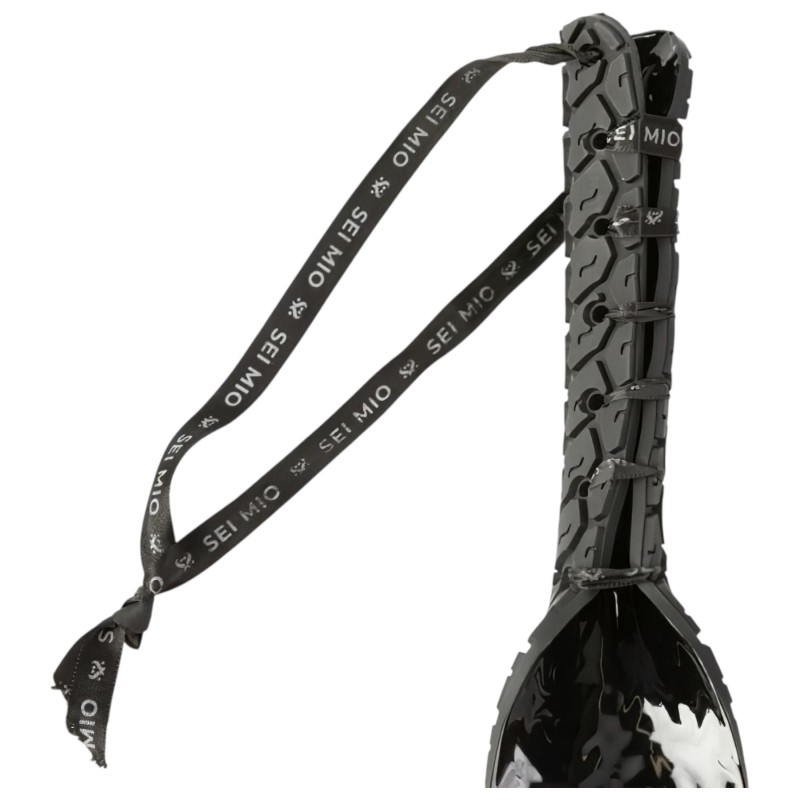 Sei Mio - kerék mintás paskoló (fekete) 122524 termék bemutató kép