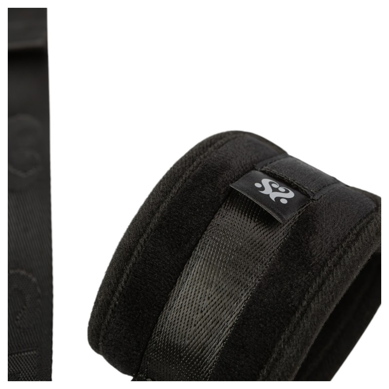 Sei Mio - kezeket hátra - bilincs és nyakörv (fekete) 99956 termék bemutató kép