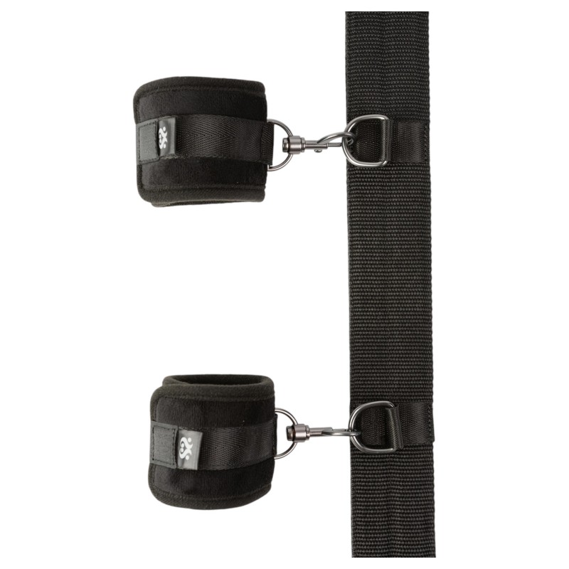 Sei Mio - terpesztő rúd bilinccsel, bondage szett (fekete) 154744 termék bemutató kép