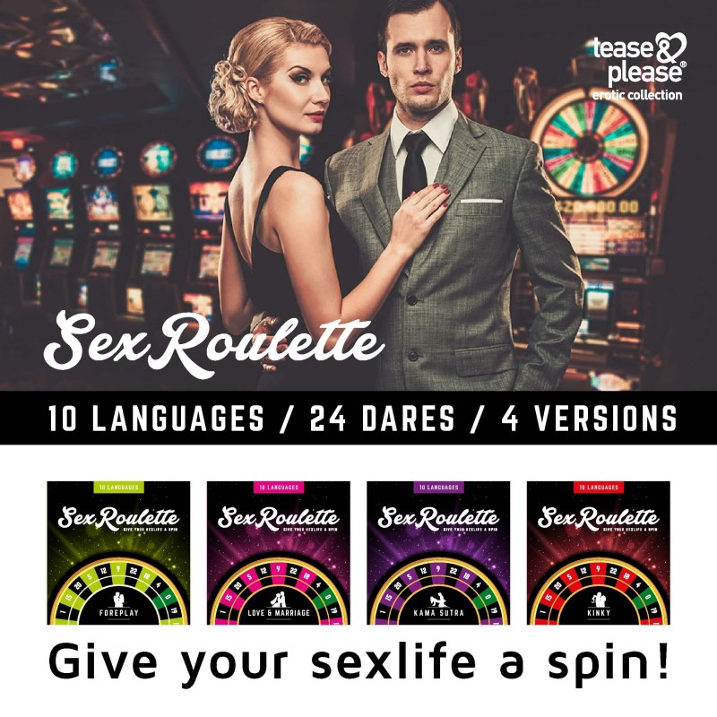 tease & please - Sex Roulette Foreplay – Rulett Társasjáték Pároknak 30743 termék bemutató kép